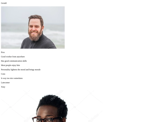 Staff-Page screenshot