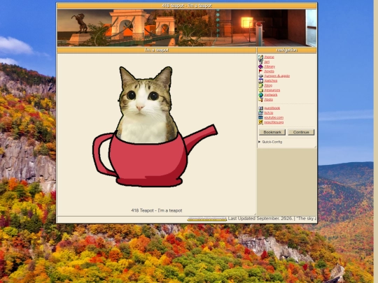 418 screenshot