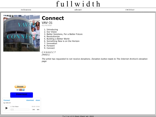 albums/connect screenshot