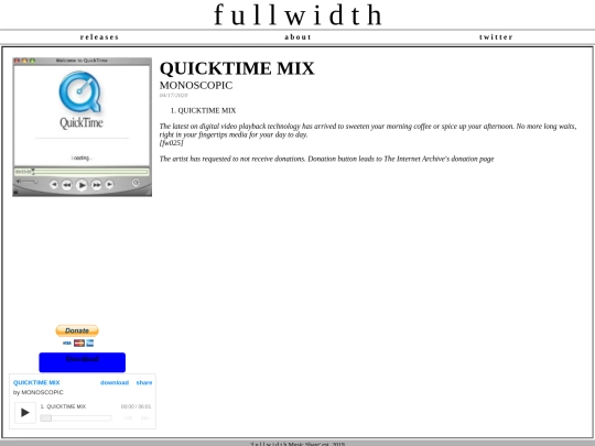 albums/quicktime-mix screenshot