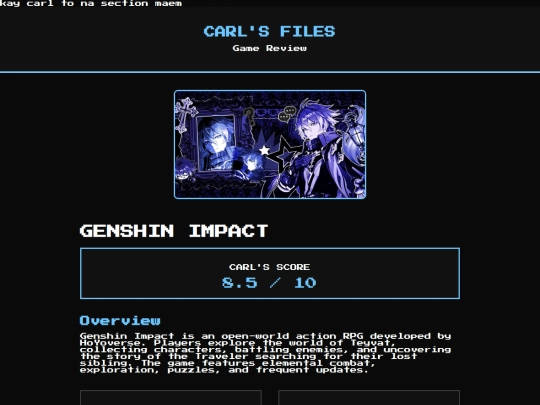 carlgames/genshin screenshot