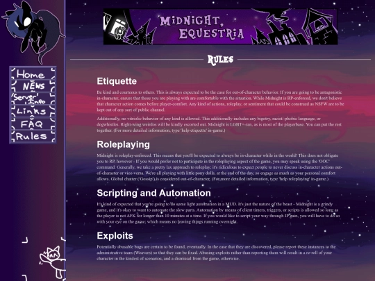 rules screenshot