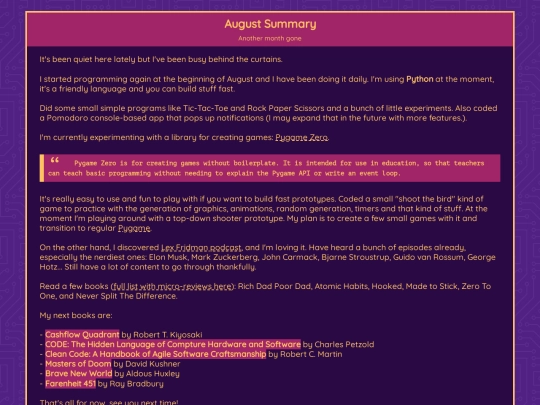 blog/2022/08/august-summary screenshot
