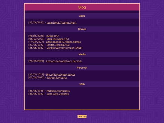 blog screenshot