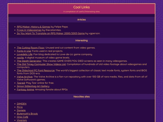cool-links screenshot