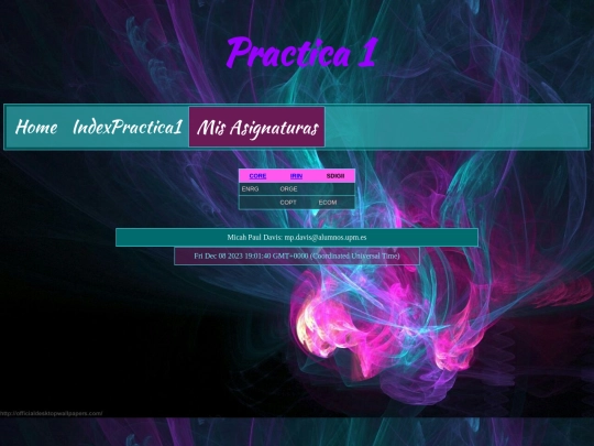 indexes/Practica1/asignaturas screenshot
