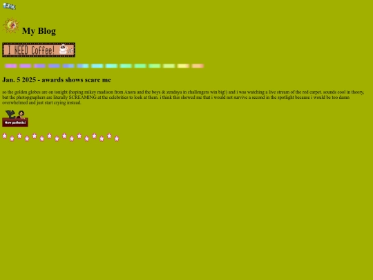 blog screenshot