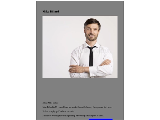 Staff page assingment screenshot