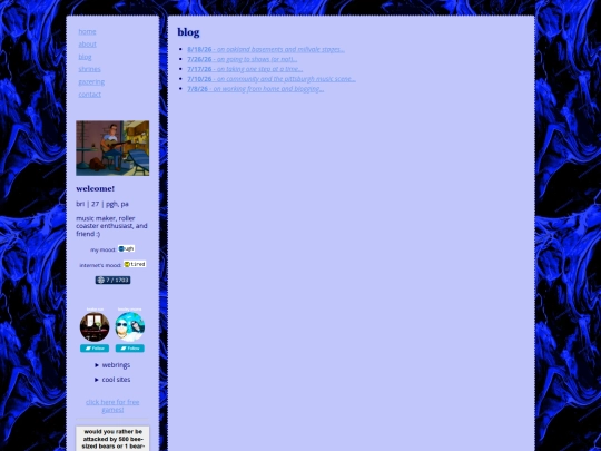 blog screenshot