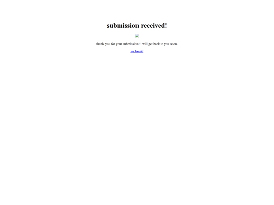 thankyou screenshot