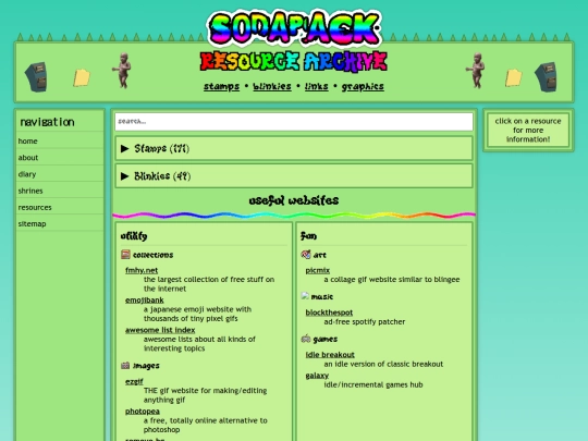 resources screenshot