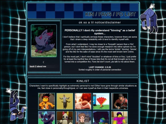 characterlists screenshot