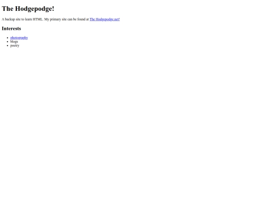index screenshot
