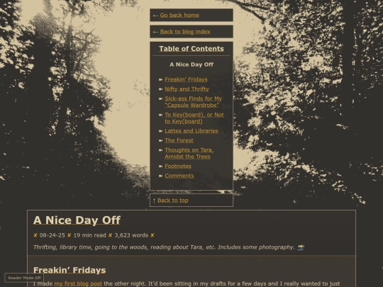blog/journal-1-a-nice-day-off screenshot