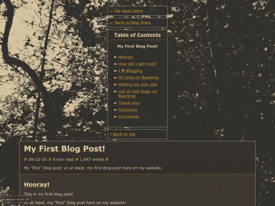blog/my-first-blog-post screenshot