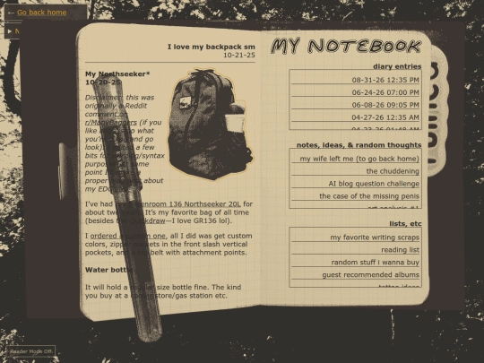notebook/notes/backpackluv screenshot