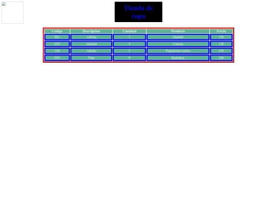 proyectotiendaderopa/inicio screenshot