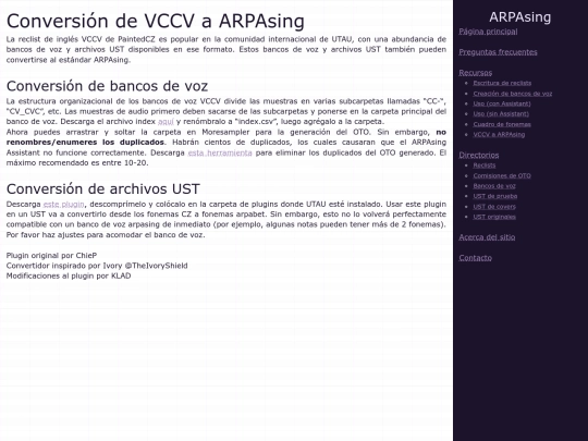 es/resources/vccv-to-arpasing screenshot