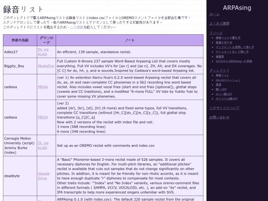 jp/directories/reclists screenshot