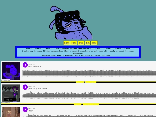 audio screenshot