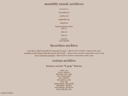 music_archive screenshot