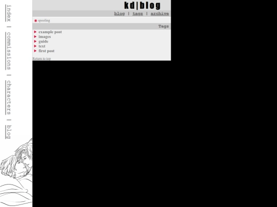 blog/tags screenshot