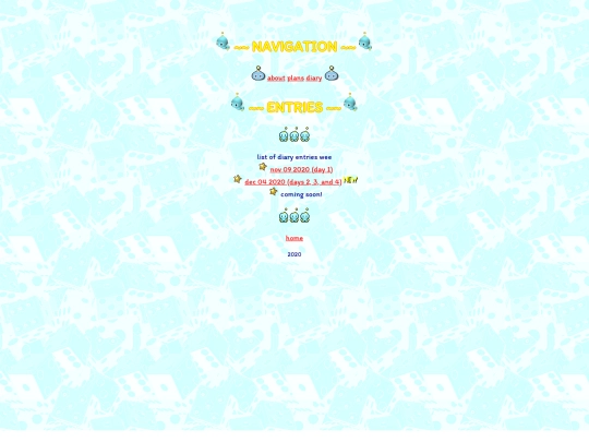 sectD/chao/diary/entries screenshot