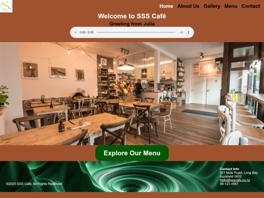 SSS Café screenshot