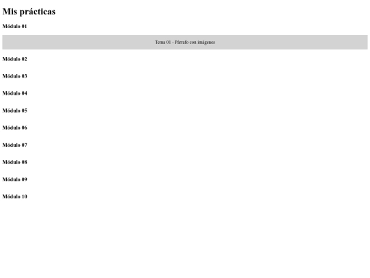 index screenshot