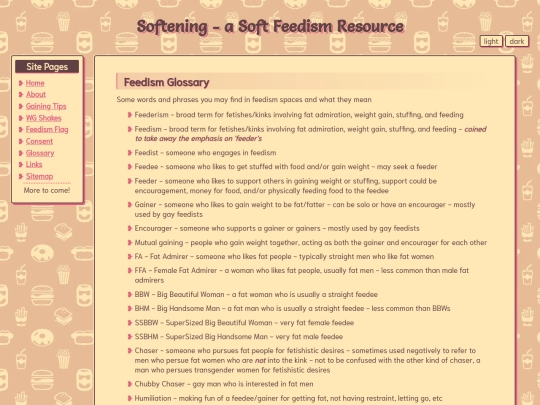 glossary screenshot