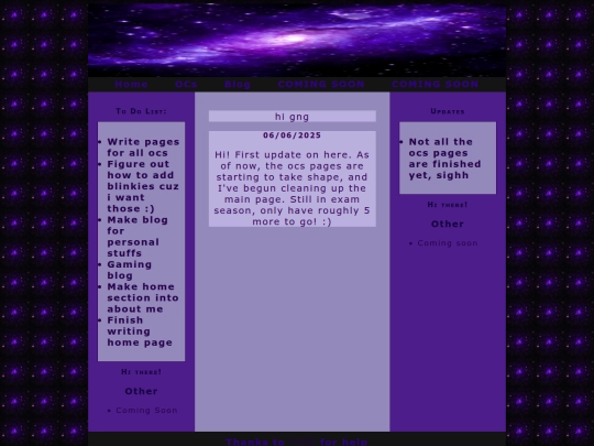 blog screenshot