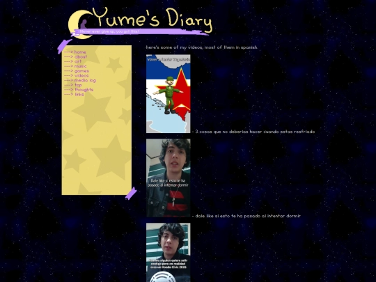 videos screenshot