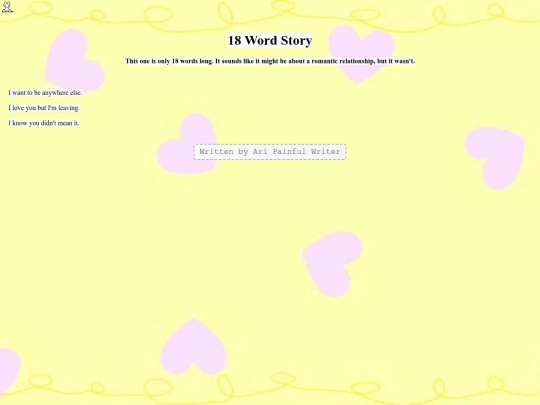 18wordstory screenshot