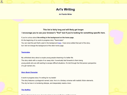 newwritingpage screenshot