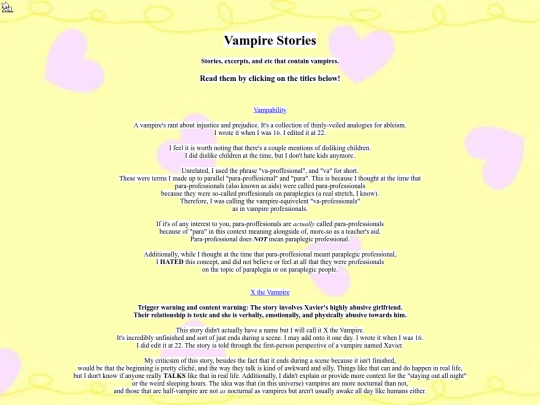 vampirestories screenshot