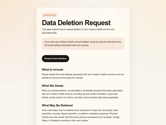 unlearn-health-data-deletion screenshot