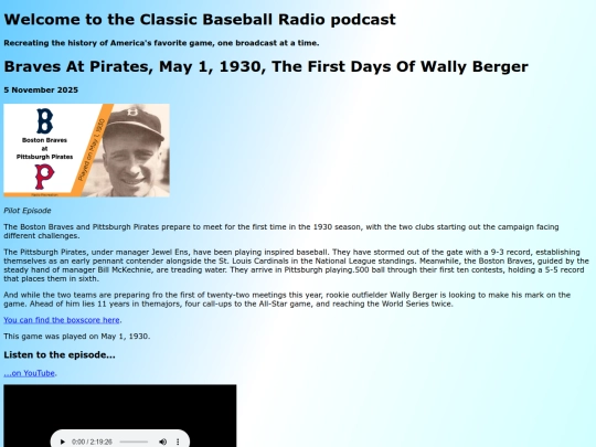 posts/2025-11-05-Braves at Pirates, May 1, 1930, The First Days Of Wally Berger screenshot