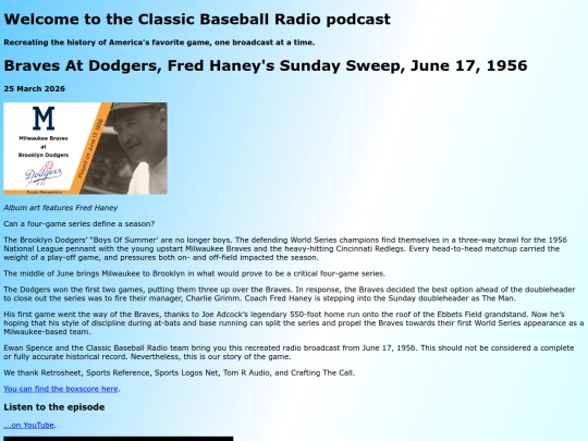 posts/2026-03-25-Braves at Dodgers, Fred Haney's Sunday Sweep, June 17, 1956 screenshot