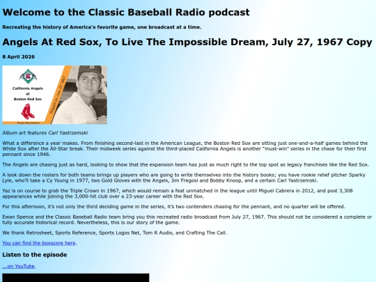 posts/2026-04-08-Angels at Red Sox, To Live The Impossible Dream, July 27, 1967 - Copy screenshot