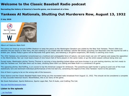 posts/2026-07-05-Yankees at Nationals, Shutting Out Murderers Row, August 13, 1932 screenshot
