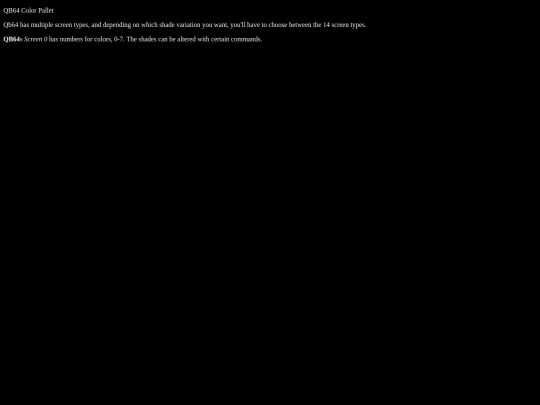 qbasiccolors screenshot
