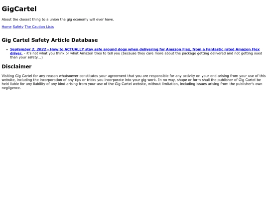 safety screenshot