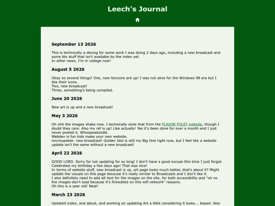 journal screenshot