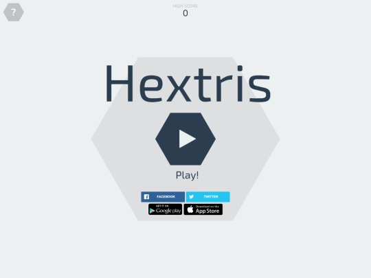 Hextris screenshot
