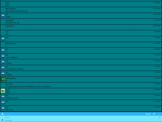 chat/chtroom screenshot