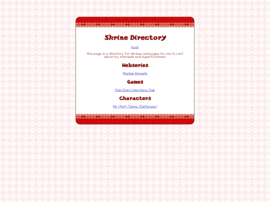 shrinedirectory screenshot
