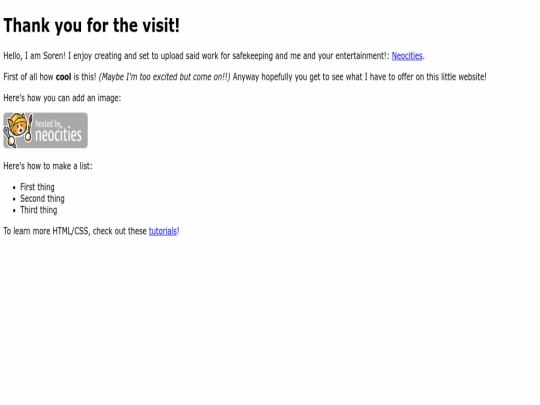 index screenshot