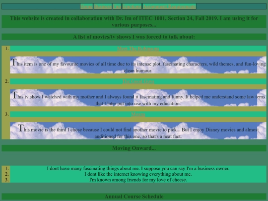 Assignment screenshot