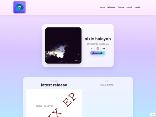 artists/nixie-halcyon screenshot