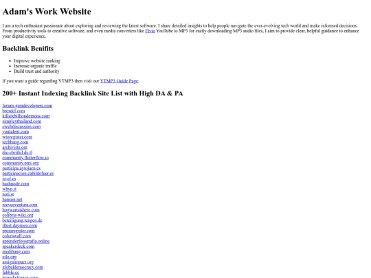 index screenshot